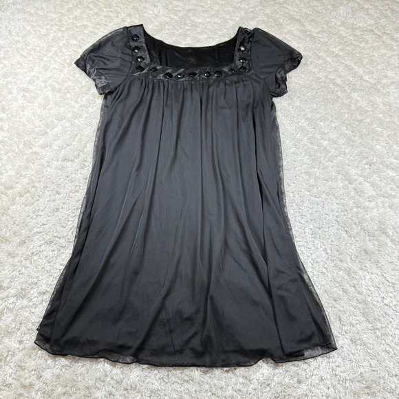 Speechless Dress Women's Medium Black Embellished Party Cocktail Witchy Y2K Goth - Picture 1 of 11